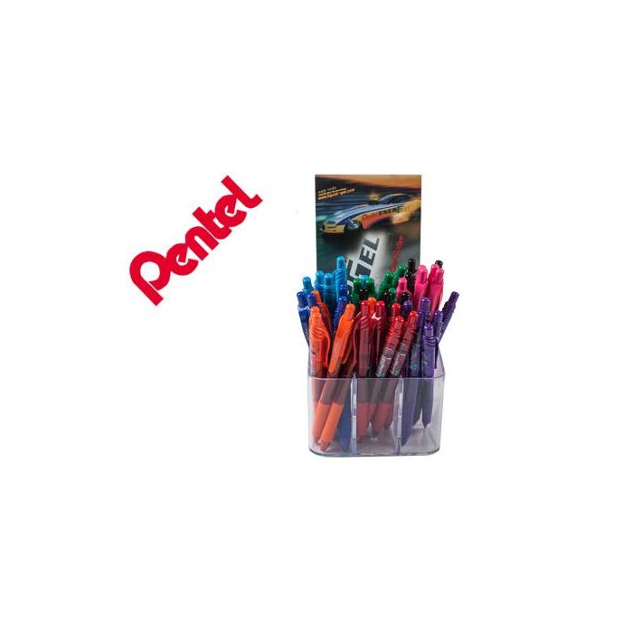 Roller Pentel Energel 107 Retractil 0,7 mm Colores Surtidos 60 unidades