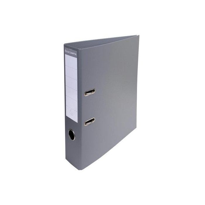Archivador Palanca Exacompta Prem Touch Forrado Pvc Rado A4 70Mm Gris Raton
