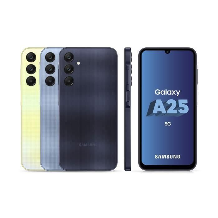 Smartphone Samsung Galaxy A25 8GB/ 256GB/ 6.5"/ 5G/ Negro Azul 1 Smartphone Samsung Galaxy A25 8GB/ 256GB/ 6.5"/ 5G/ Negro Azul 1