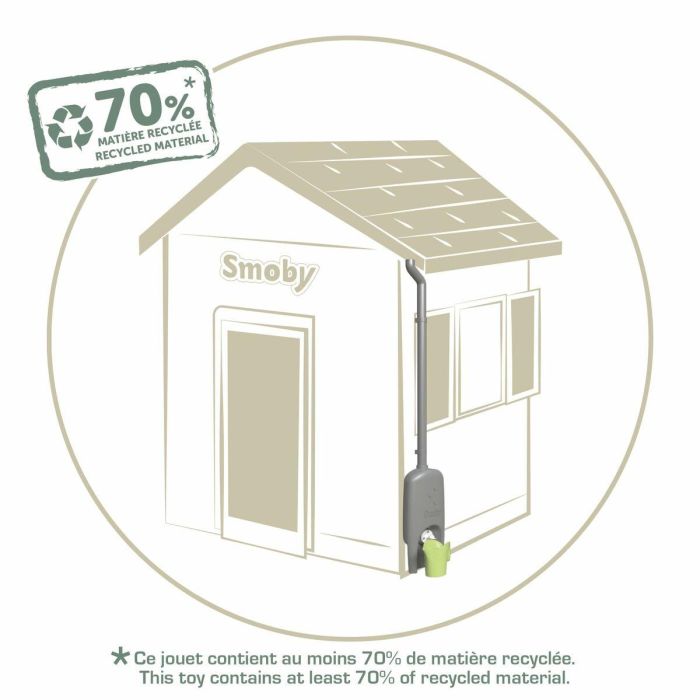 Smoby S.Life Set Recoge Aguas para niños: Incluye canalón, depósito, grifo y regadera – A partir de 3 años 4 Smoby S.Life Set Recoge Aguas para niños: Incluye canalón, depósito, grifo y regadera – A partir de 3 años 4