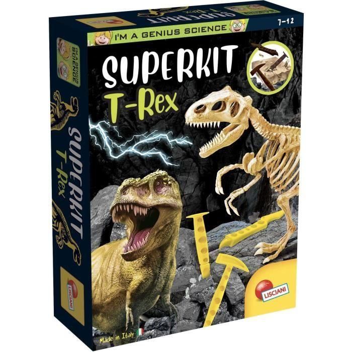 I'm GENIUS Super Kit de Paleontología Tyrannosaurus Rex para Niños y Niñas +7 años – Excavación Esqueleto Realista 0 I'm GENIUS Super Kit de Paleontología Tyrannosaurus Rex para Niños y Niñas +7 años – Excavación Esqueleto Realista 0