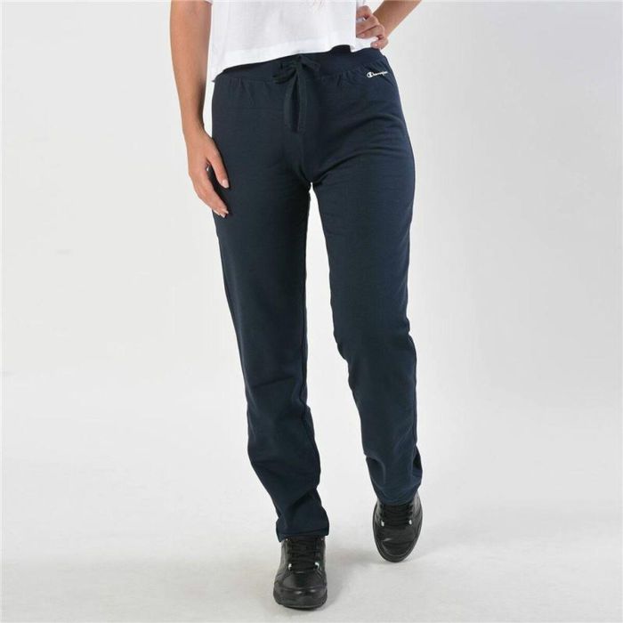 Pantalón Largo Deportivo Champion Drawstring Azul oscuro Mujer 4 Pantalón Largo Deportivo Champion Drawstring Azul oscuro Mujer 4