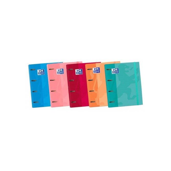 Carpebloc Oxford School Europeanbinder Classic A4+ 4 An.Mixtas 35Mm Con Recambio 100 Hj. Horizontal Surtido (Col. Tendencia)