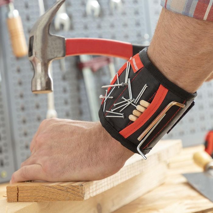 Muñequera Magnética para Bricolaje WrisTool InnovaGoods 7 Muñequera Magnética para Bricolaje WrisTool InnovaGoods 7
