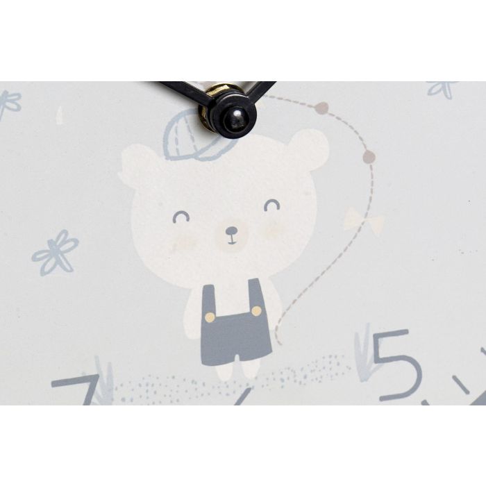DKD Home Decor Reloj Infantil Bird Rosa Azul 24 x 3 x 24 cm (2 Unidades) MDF y Plástico 2