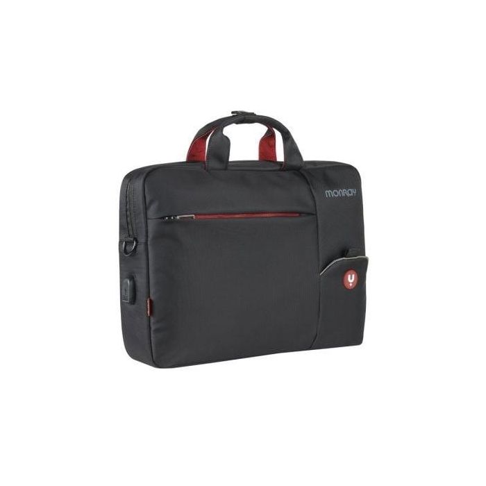 Maletín Monray Hangar para Portátiles hasta 15.6"/ Cinta para Trolley/ Negro 1 Maletín Monray Hangar para Portátiles hasta 15.6"/ Cinta para Trolley/ Negro 1