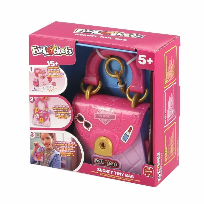 Funlockets Minibolso Secreto S22240FR1 - Rosa, Morado, Dorado 8