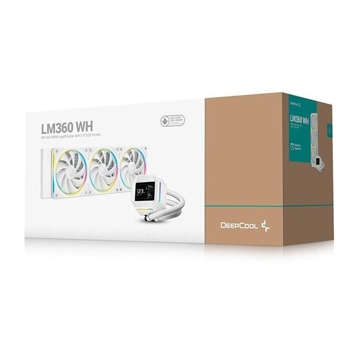 K Cooler Wasserkühlung Deepcool LM360 White 5