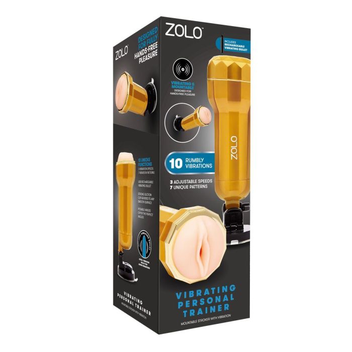 Masturbador Masculino Zolo Dorado 1 Masturbador Masculino Zolo Dorado 1