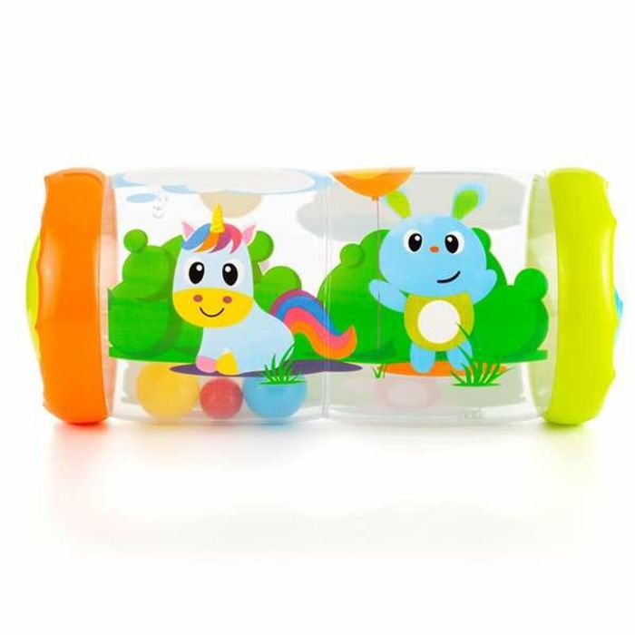 Activity roller. tubo de plastico hinchable y transparente. el bebe podrá gatear y pasar las bolitas de un lado a otro. 5