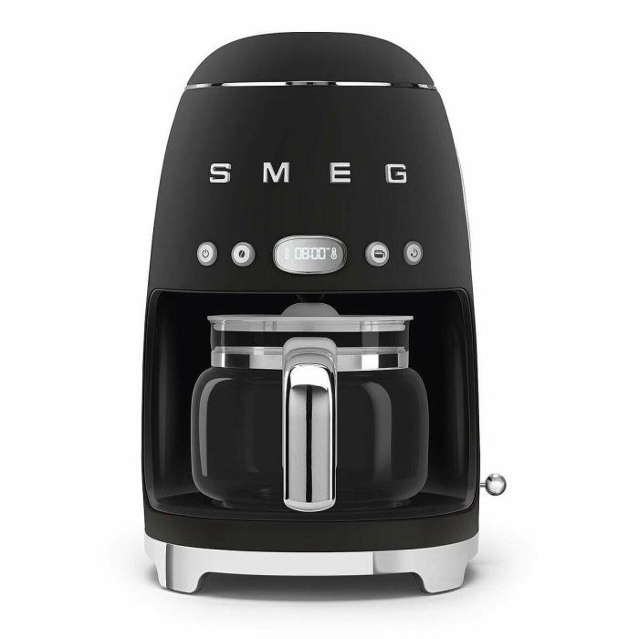 Smeg Cafetera de Goteo 50's Style Negro Mate DCF02BLMEU