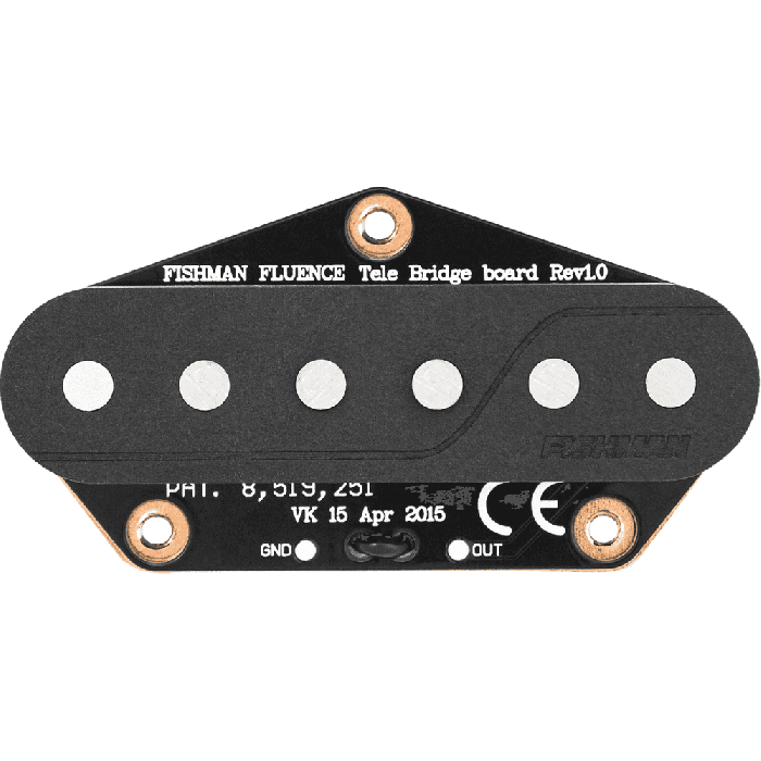 Set 2 Pastillas A/A Greg Kosh Humbucker - Negras Fishman 4