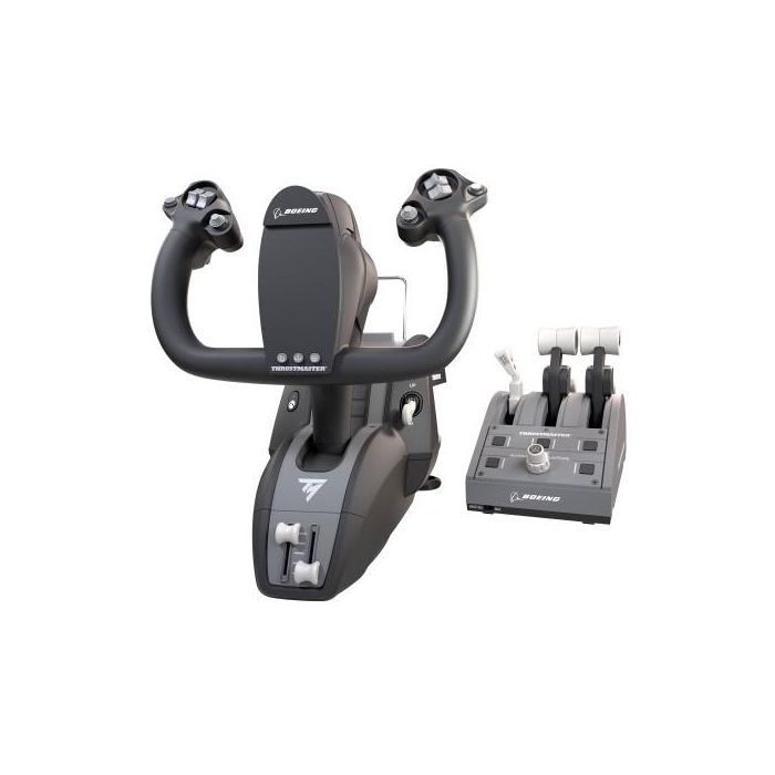 Thrustmaster TCA Y Pack Boeing 4460210 Joystick y Manette des Gaz, Panel de mandos tipo máquina recreativa Gris, para PC, Xbox Series X/S, One X/S Thrustmaster TCA Y Pack Boeing 4460210 Joystick y Manette des Gaz, Panel de mandos tipo máquina recreativa Gris, para PC, Xbox Series X/S, One X/S