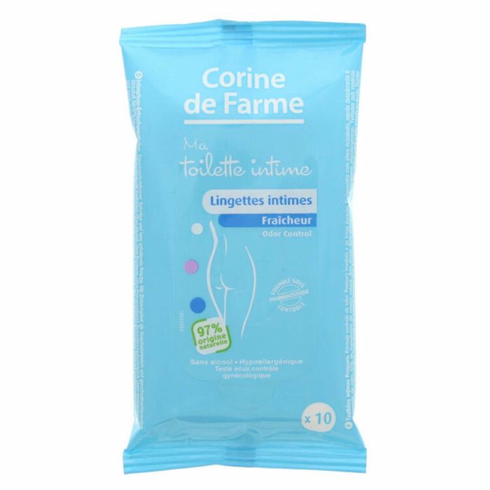 Corine De Farme Toallitas intimas frescor pack 10u. Corine De Farme Toallitas intimas frescor pack 10u.