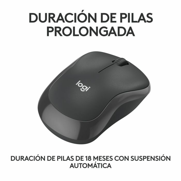 Ratón Bluetooth Inalámbrico Logitech M240 Grafito Monocromo 1