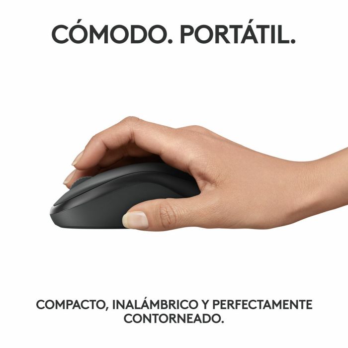 Ratón Bluetooth Inalámbrico Logitech M240 Grafito Monocromo 2