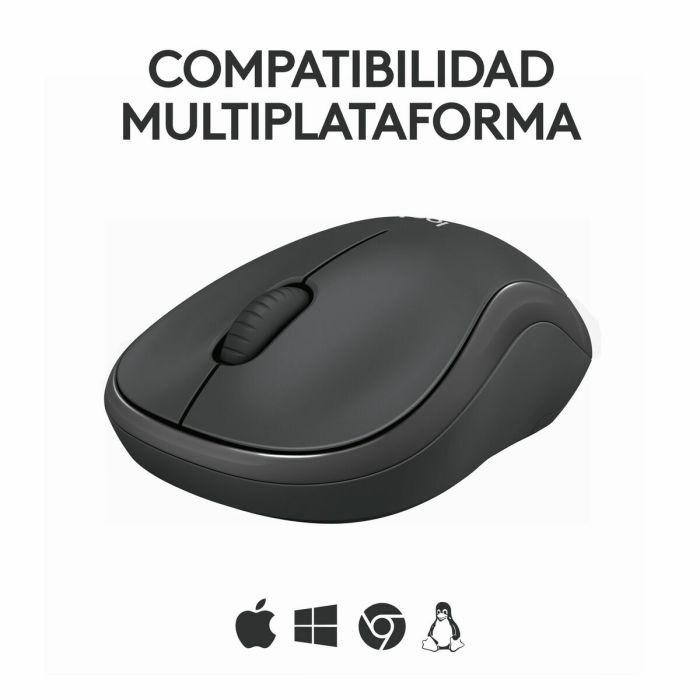 Ratón Bluetooth Inalámbrico Logitech M240 Grafito Monocromo 3