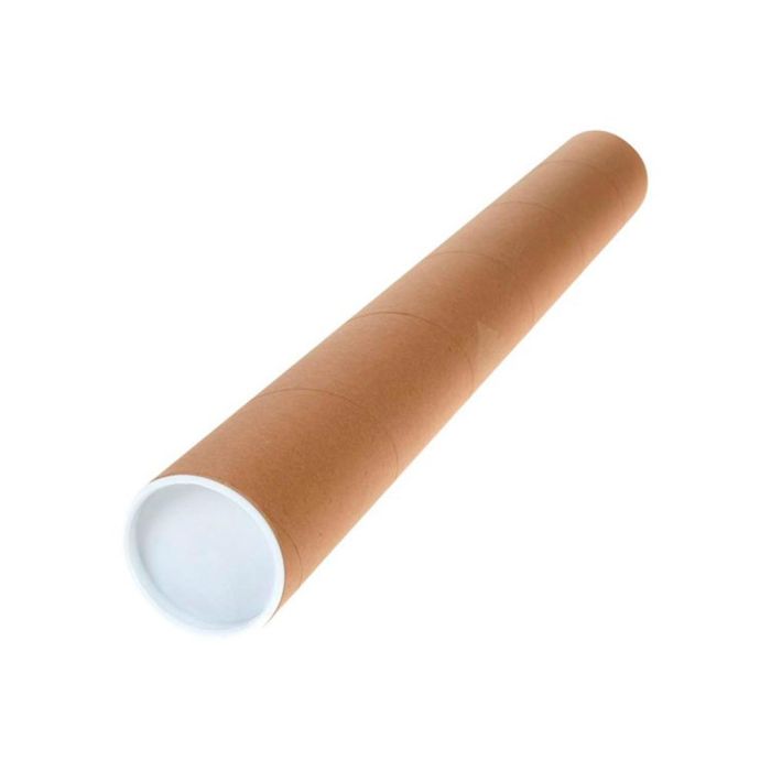 Tubo De Carton Q-Connect Portadocumentos Tapa Plastico 40x430 mm 1