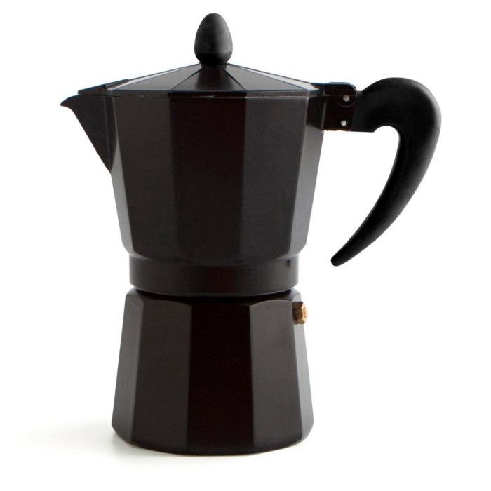 Cafetera Alumunio Black Coffee Quid 6 Tazas (6 Unidades)