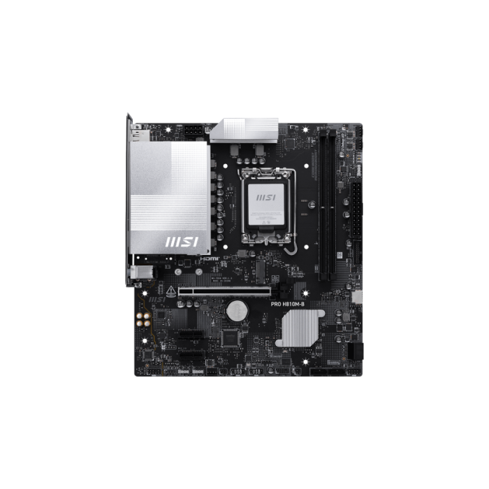MSI 911-7E64-001 PRO H810M-B Placa Base Intel H810 LGA 1851 micro ATX DDR5 para PC 0 MSI 911-7E64-001 PRO H810M-B Placa Base Intel H810 LGA 1851 micro ATX DDR5 para PC 0