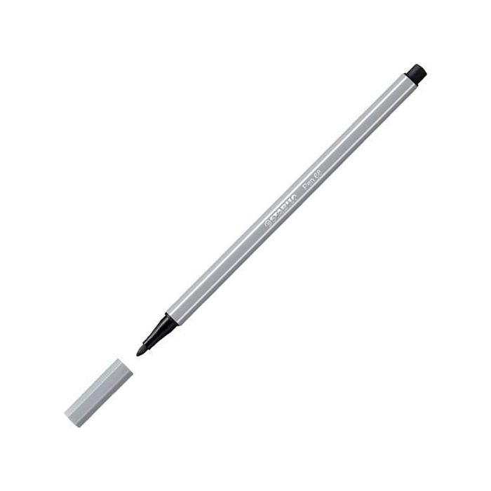 Stabilo Pen 68 Rotulador Gris Medio Caja 10 Unidades