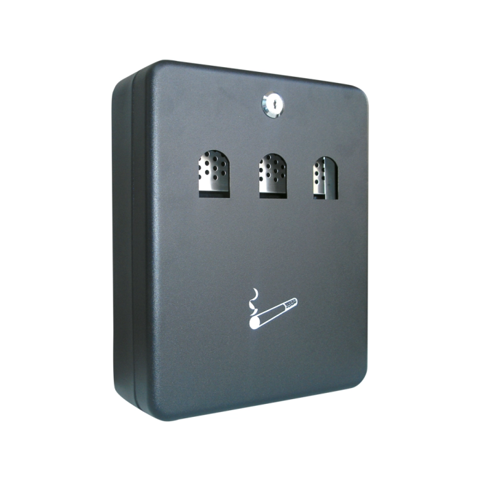 Q-connect Cenicero Buzon Metálico 240x90x300 mm con Cerradura y Llaves 1