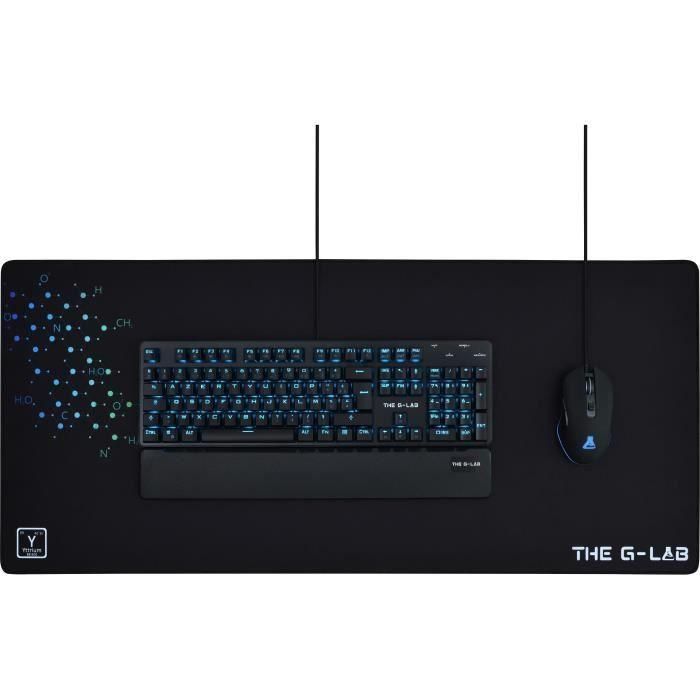 THE G-LAB Gaming Mouse Pad XXL 900x400x4mm con goma antideslizante