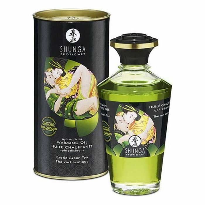 Aceite de Masaje Erótico Shunga CC812100 Té Verde (100 ml) 0 Aceite de Masaje Erótico Shunga CC812100 Té Verde (100 ml) 0