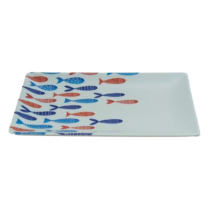 Bandeja de Aperitivos La Mediterránea Peces 25 x 15 x 2 cm (12 Unidades) 2 Bandeja de Aperitivos La Mediterránea Peces 25 x 15 x 2 cm (12 Unidades) 2