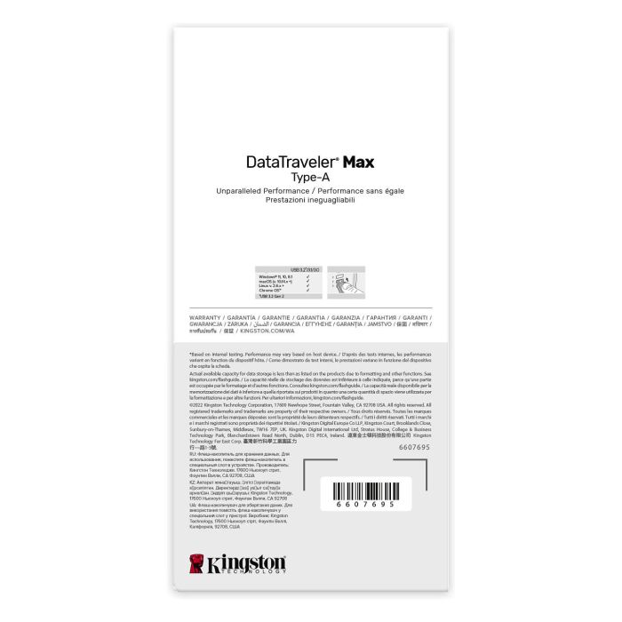 Kingston DataTraveler Ultimate GT USB 3.2 Gen 2, 1TB, 1000MB/s Lectura, 900MB/s Escritura, Rojo 13