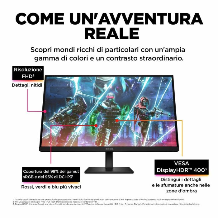 Monitor Gaming HP 780G5E9#ABB Full HD 27" 9 Monitor Gaming HP 780G5E9#ABB Full HD 27" 9