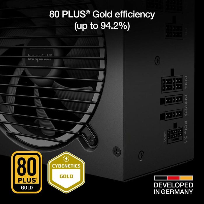 be quiet! PURE POWER 13 M 650W Fuente Alimentación PC Modular 80 PLUS Gold ATX 3.1 16 be quiet! PURE POWER 13 M 650W Fuente Alimentación PC Modular 80 PLUS Gold ATX 3.1 16
