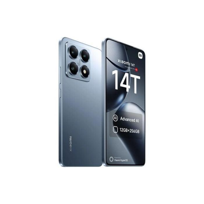 Smartphone Xiaomi 14T 12GB/ 256GB/ 6.67"/ 5G/ Azul 1 Smartphone Xiaomi 14T 12GB/ 256GB/ 6.67"/ 5G/ Azul 1