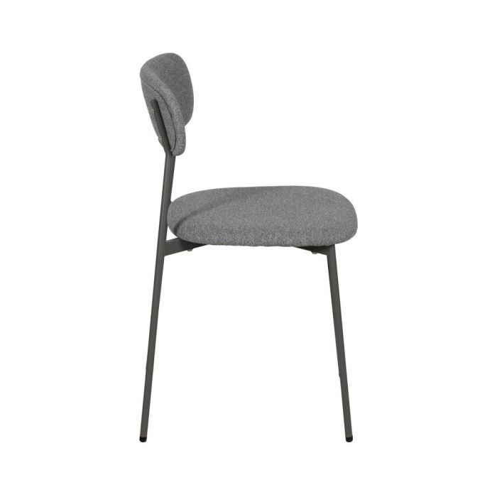 Silla Gris Tejido-Metal Contract 49 X 47 X 76 cm