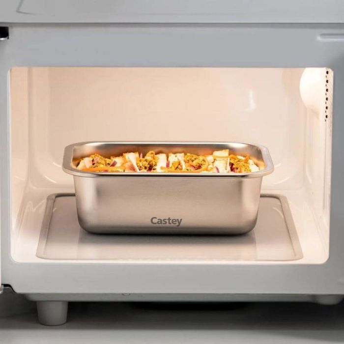 Fiambrera Castey C-A1780 Plateado Acero Inoxidable 1,8 L Fiambrera Castey C-A1780 Plateado Acero Inoxidable 1,8 L