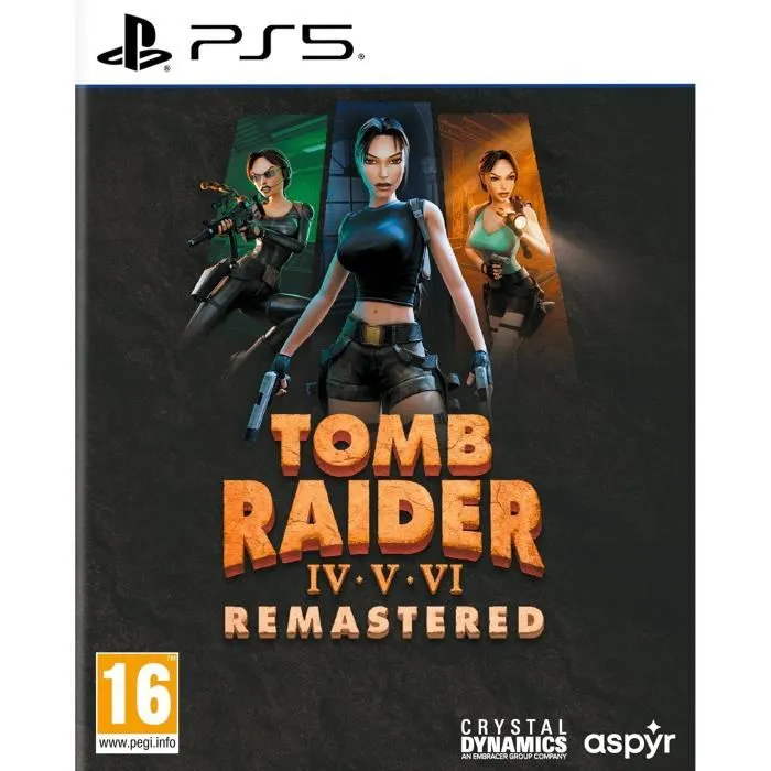 Just For Games 5056635615503 - Tomb Raider IV-VI Remastered protagonizado por Lara Croft - Juego de PS5 0 Just For Games 5056635615503 - Tomb Raider IV-VI Remastered protagonizado por Lara Croft - Juego de PS5 0