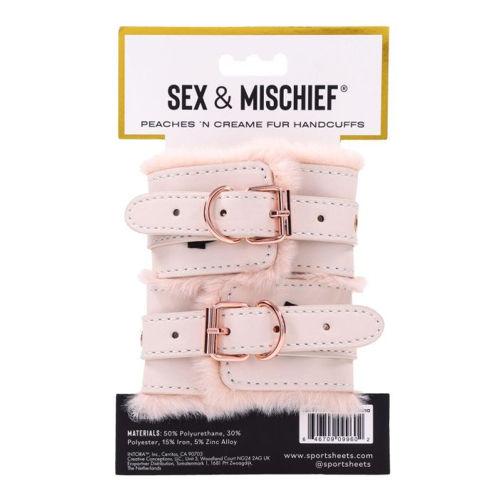 Esposas Sportsheets Peaches 'n CreaMe Blanco 11 Esposas Sportsheets Peaches 'n CreaMe Blanco 11