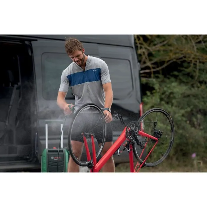 Bosch Fontus Hidrolimpiadora a Batería de Baja Presión 1-12 Bares Depósito 15L Incluye Brocha y Pistola 1