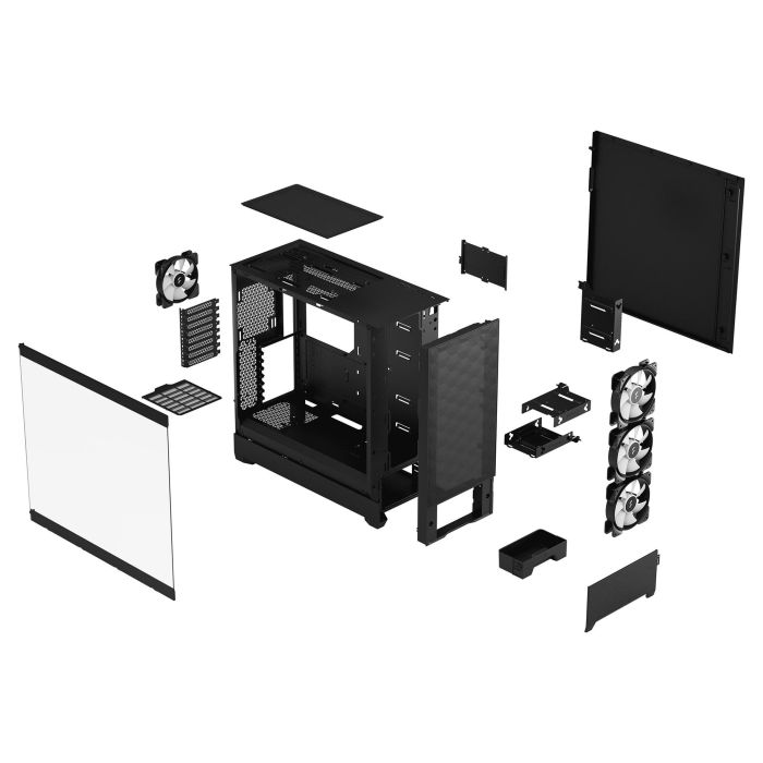 Fractal Design Pop XL Air RGB Black Window Torre PC ATX EATX micro ATX Mini-ITX Acero Vidrio Templado Fractal Design Pop XL Air RGB Black Window Torre PC ATX EATX micro ATX Mini-ITX Acero Vidrio Templado