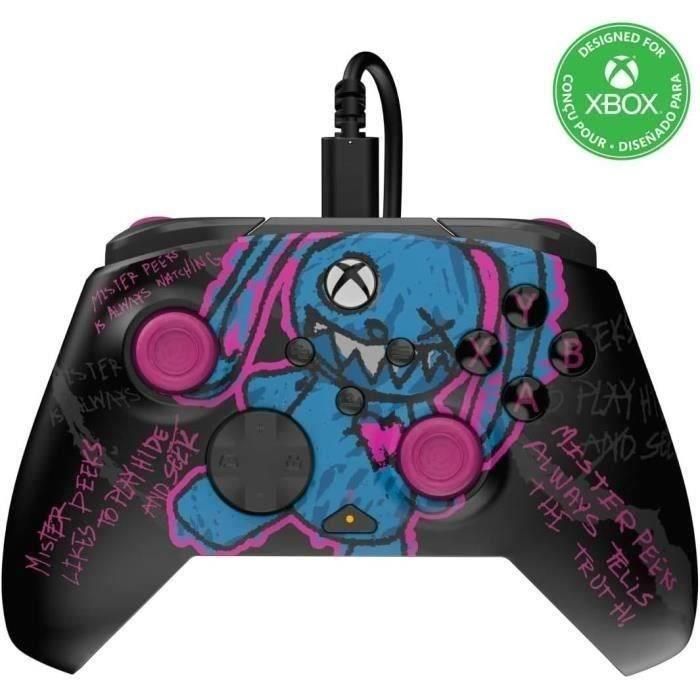 Mando con cable - Rematch GLOW - Xbox One y Series X|S - PDP - Diseño Minster Peeks - Negro 5 Mando con cable - Rematch GLOW - Xbox One y Series X|S - PDP - Diseño Minster Peeks - Negro 5