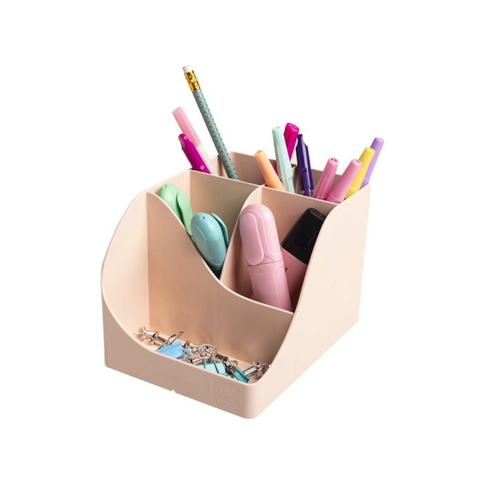 Plasticforte Cubilete portalapices Skandi plastico reciclado color nude 155x119x109 mm 4 Plasticforte Cubilete portalapices Skandi plastico reciclado color nude 155x119x109 mm 4