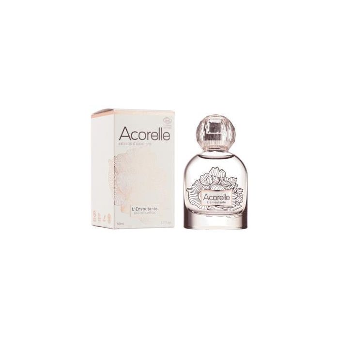 ACORELLE Eau De Parfum L'Envoutante 50 ml - Perfume Orgánico Oriental Atalcado Dulce Certificado ECOCERT
