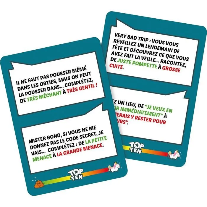 Asmodee Los diez mejores - Juego de mesa divertido o asombroso por número, idioma francés 3