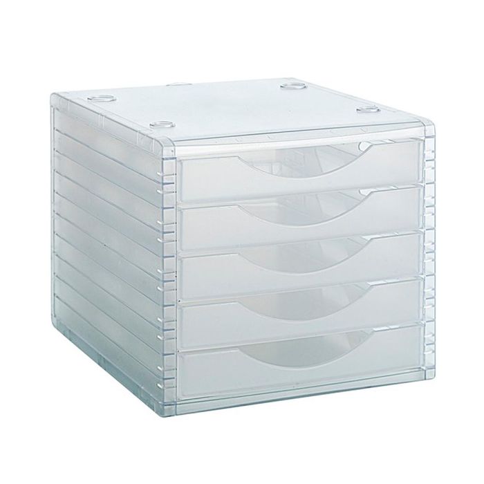 Archivador Modular Archivo 2000 ArchivoTec 5 cajones Transparente 34 x 27 x 26 cm 1