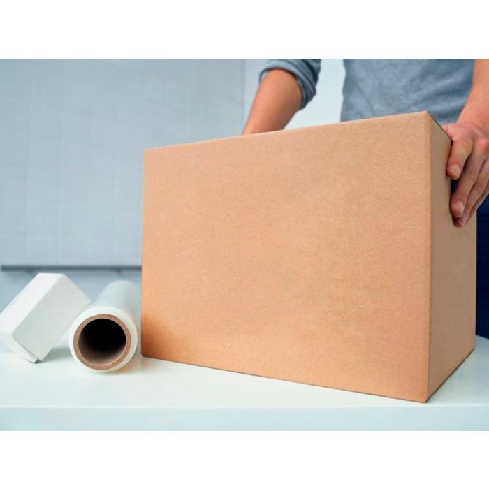 Caja Para Embalar Q-Connect Am Ericana Carton 100% Reciclado Canal Simple 5 mm Color Kraft 400x290X220 mm 20 unidades 5