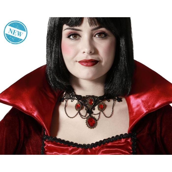 Collar Halloween Con Colgante Decorativo En Negro Y Plata 0 Collar Halloween Con Colgante Decorativo En Negro Y Plata 0