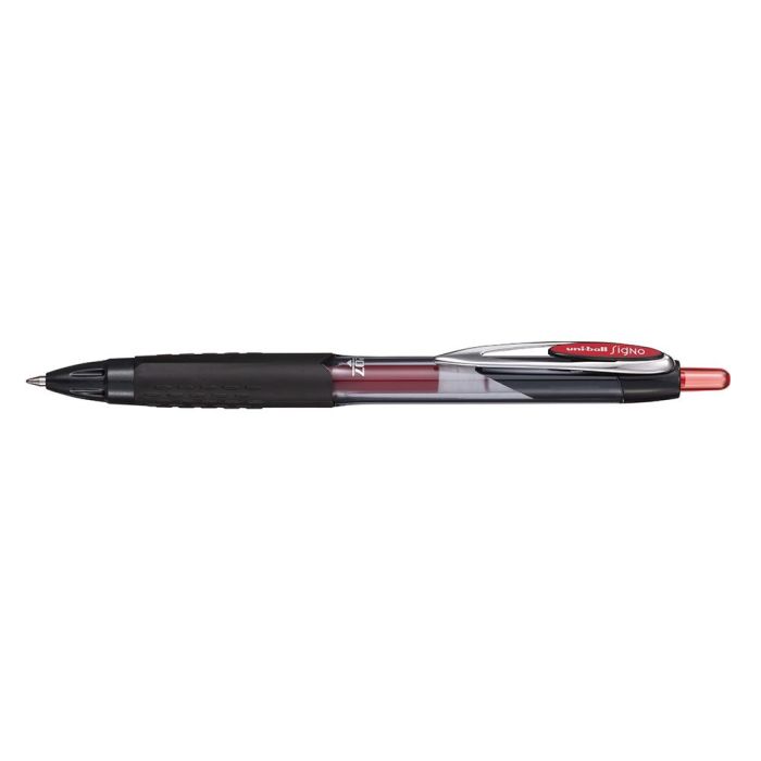 Boligrafo Uni-Ball Signo 207E Retractil 0,7 mm Color Rojo 12 unidades 2