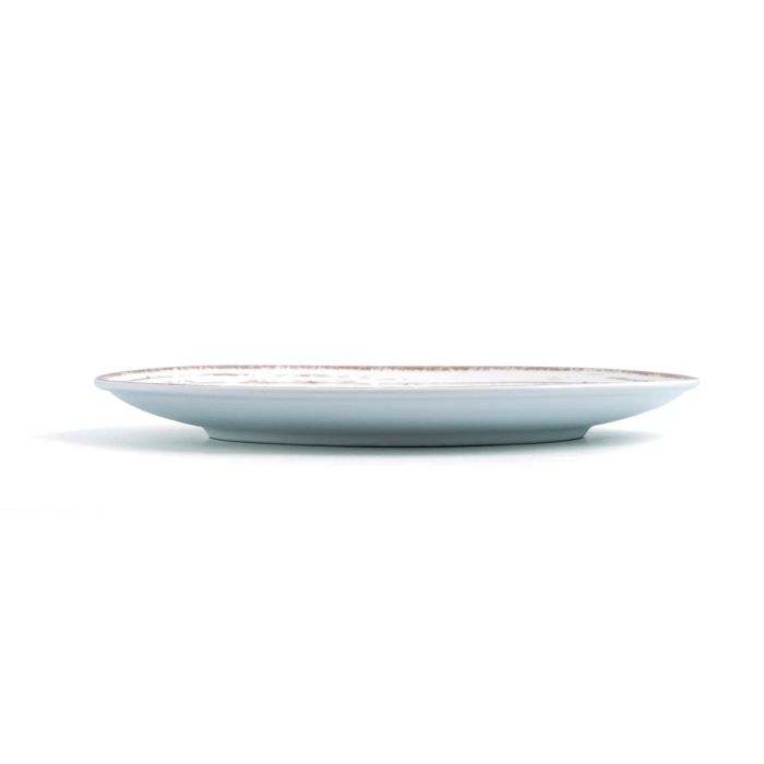 Plato Llano Porcelana Tornado White Ariane 24 cm 1