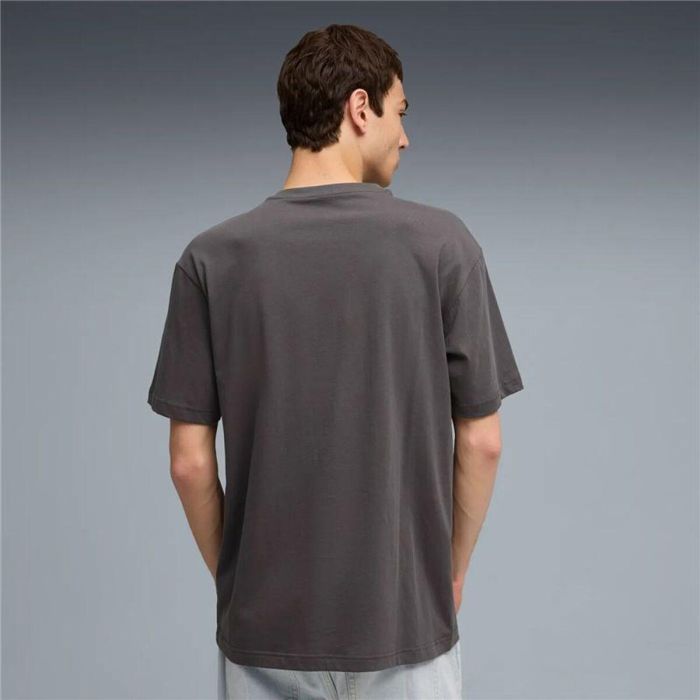 Camiseta de Manga Corta Hombre Puma Maximal Metallic Relaxed Gris 2XL 1