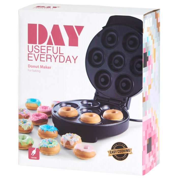 Fabricante de donuts 1000w negro day 2